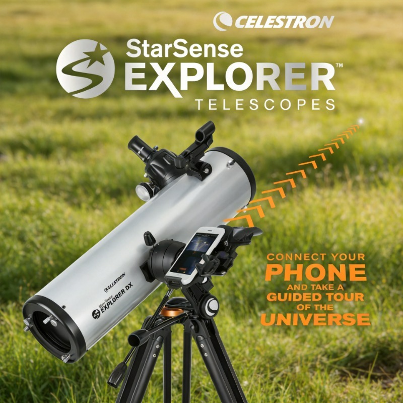 Telescope Reflector 130 - Teleskop Astronomi Reflektor Newtonian Celestron DX130AZ