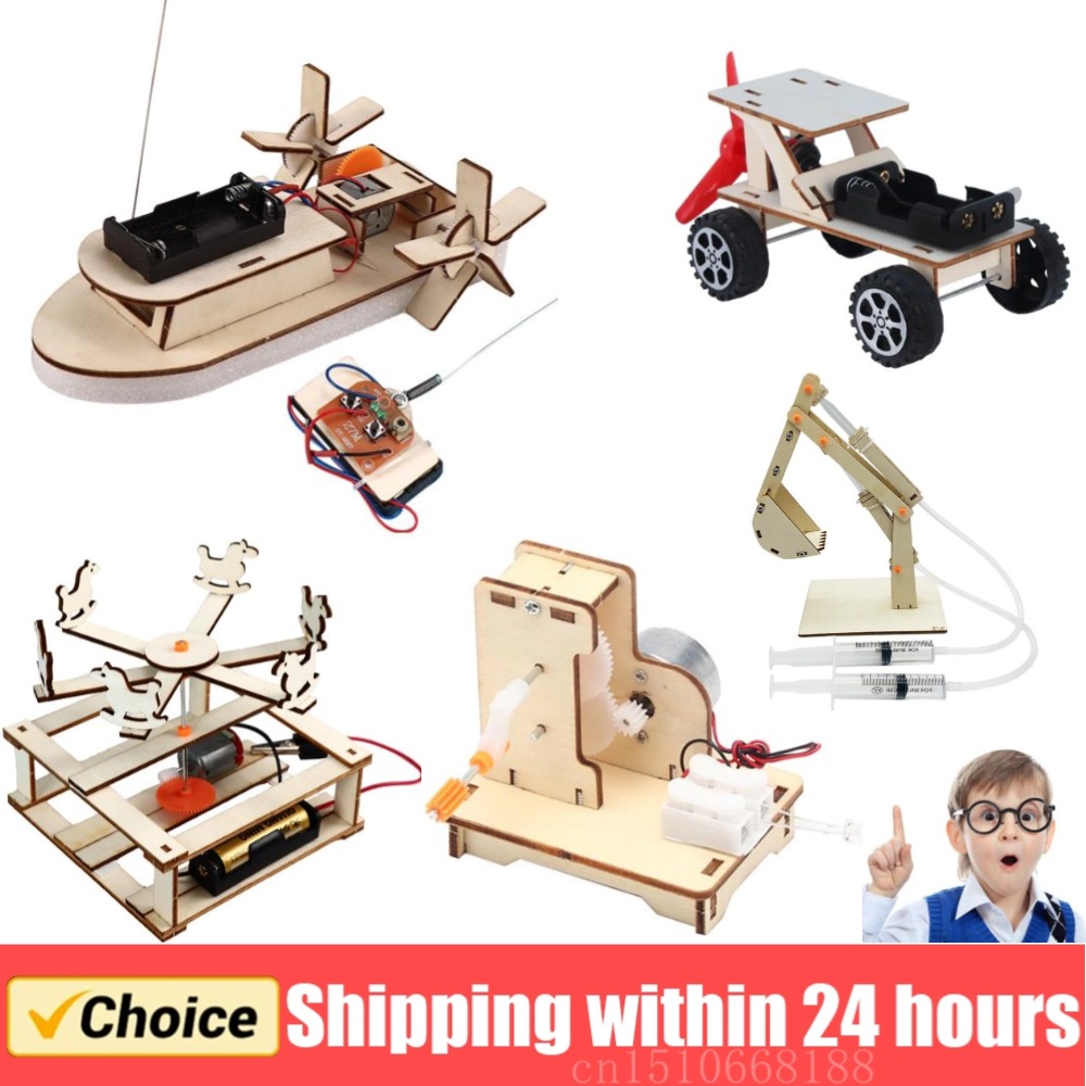 Science Project Kit - Model perahu DIY mainan sains anak