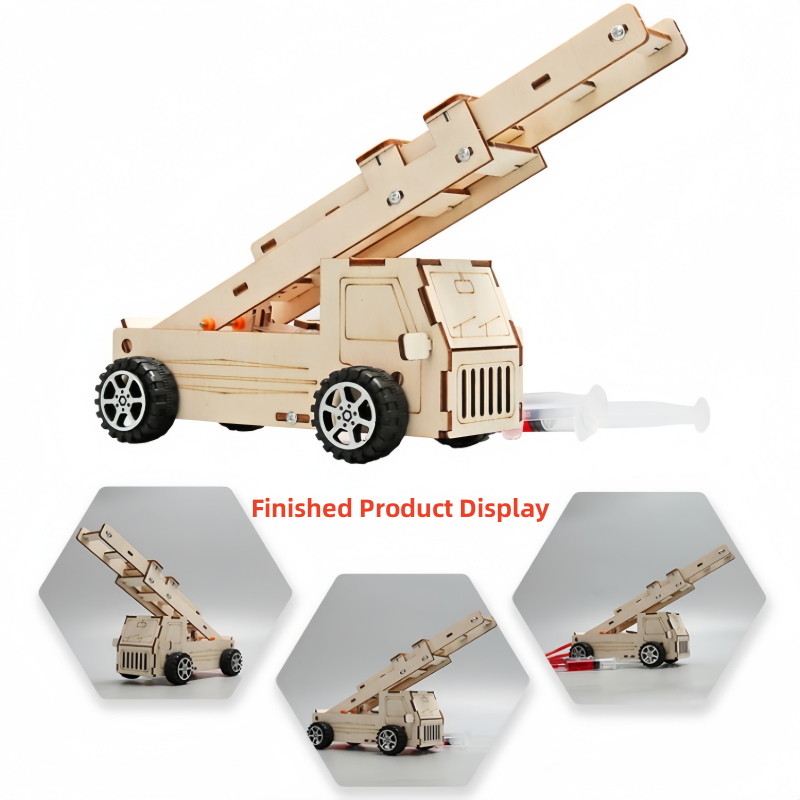 Science Project Kit - Kit Model Truk Pemadam Kebakaran Tangga
