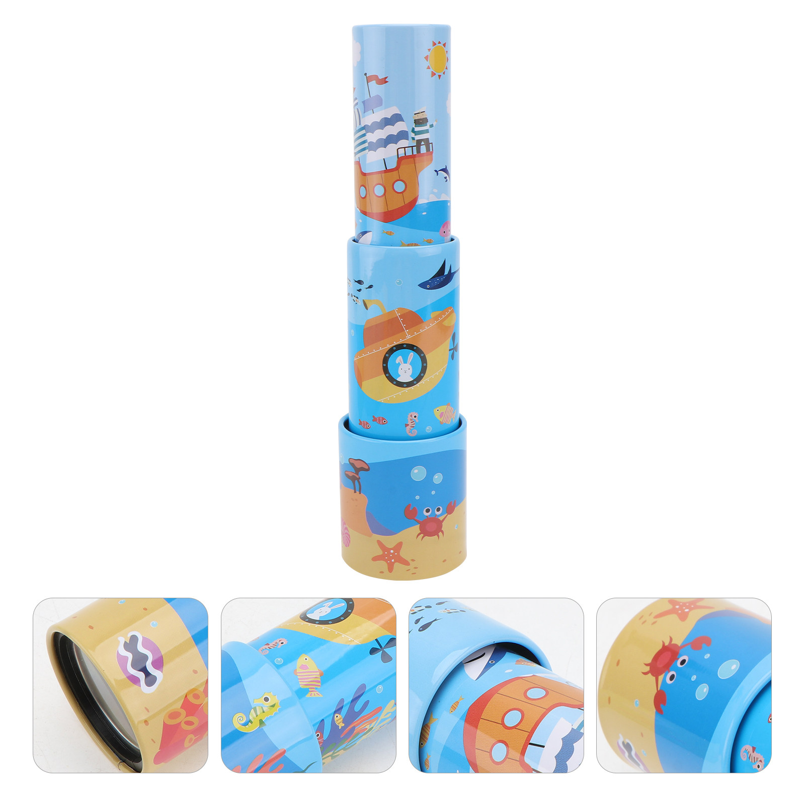 Science Toy - 1Pcs Teleskop Tabung Tunggal Besi Ringan