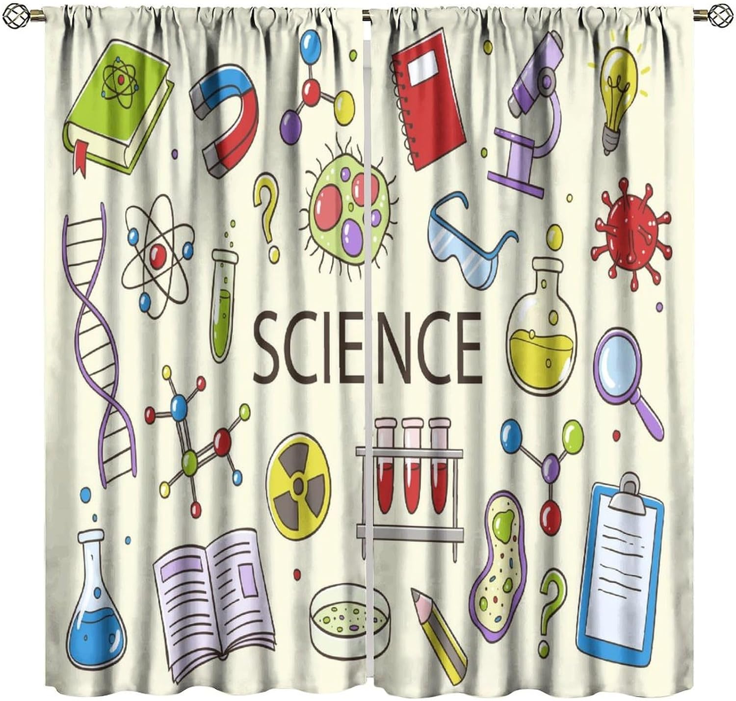 Science Nursery - Tirai Sains Dekorasi Kelas STEM Edukatif