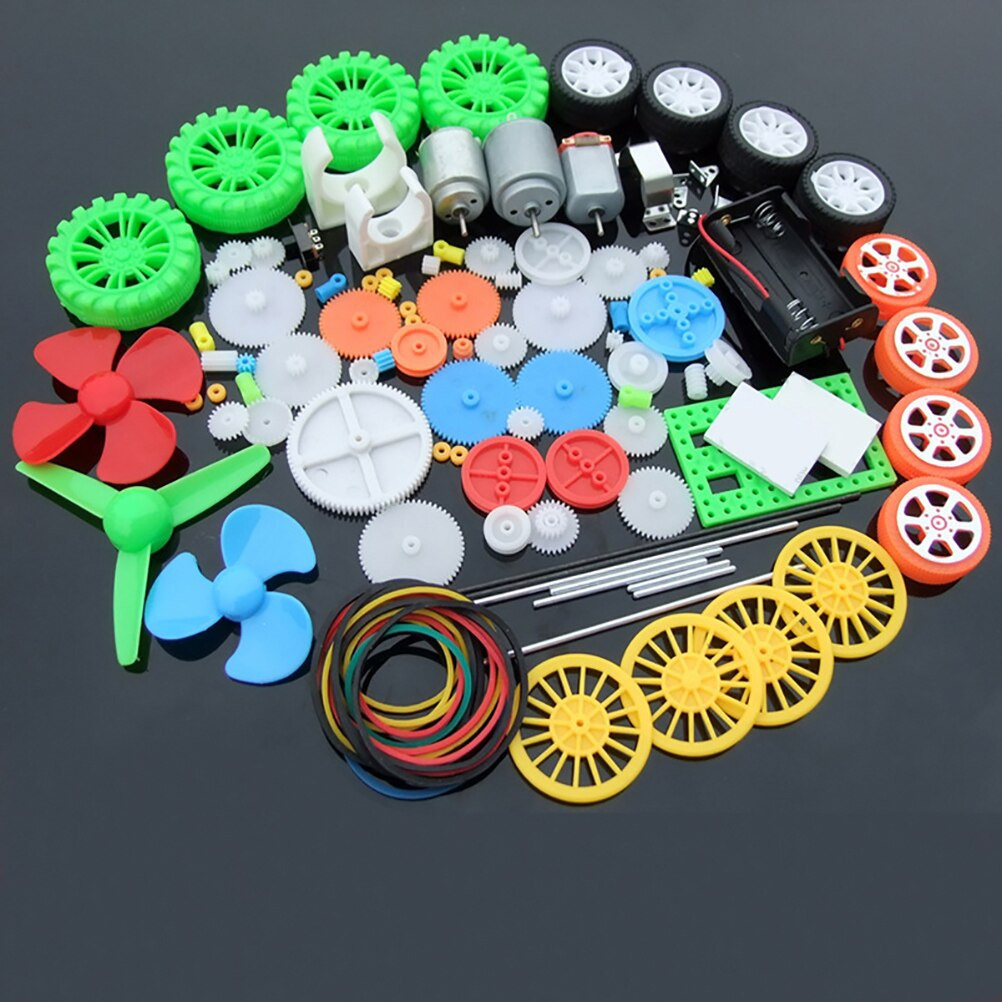 Science Project Kit - 112pcs Kit Motor DC Mini Elektrik
