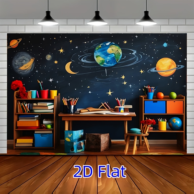 Dekorasi Kanvas Mural Kelas As - Science Nursery ulasan dan harga