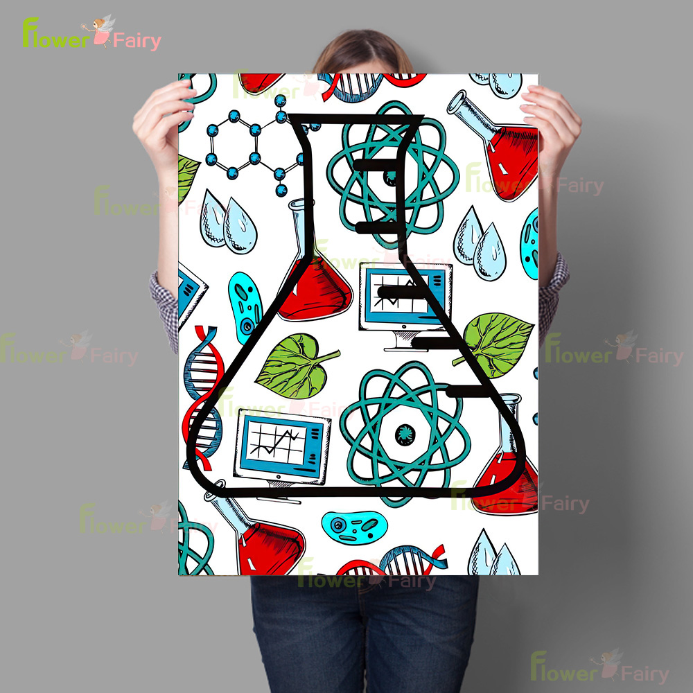 Poster Dekorasi Lab Kelas Sain - Science Nursery ulasan dan harga