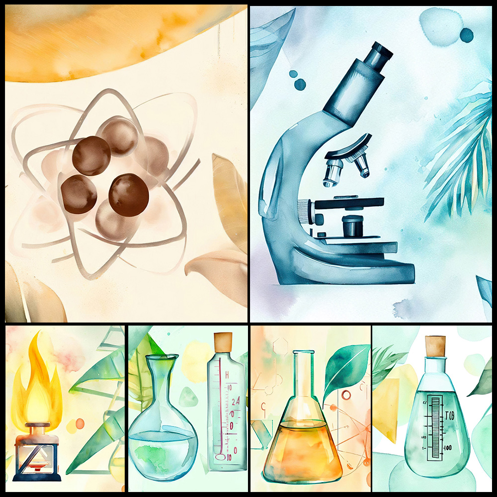 Kartun Ilmu Kimia Gelas Biolog - Science Nursery ulasan dan harga