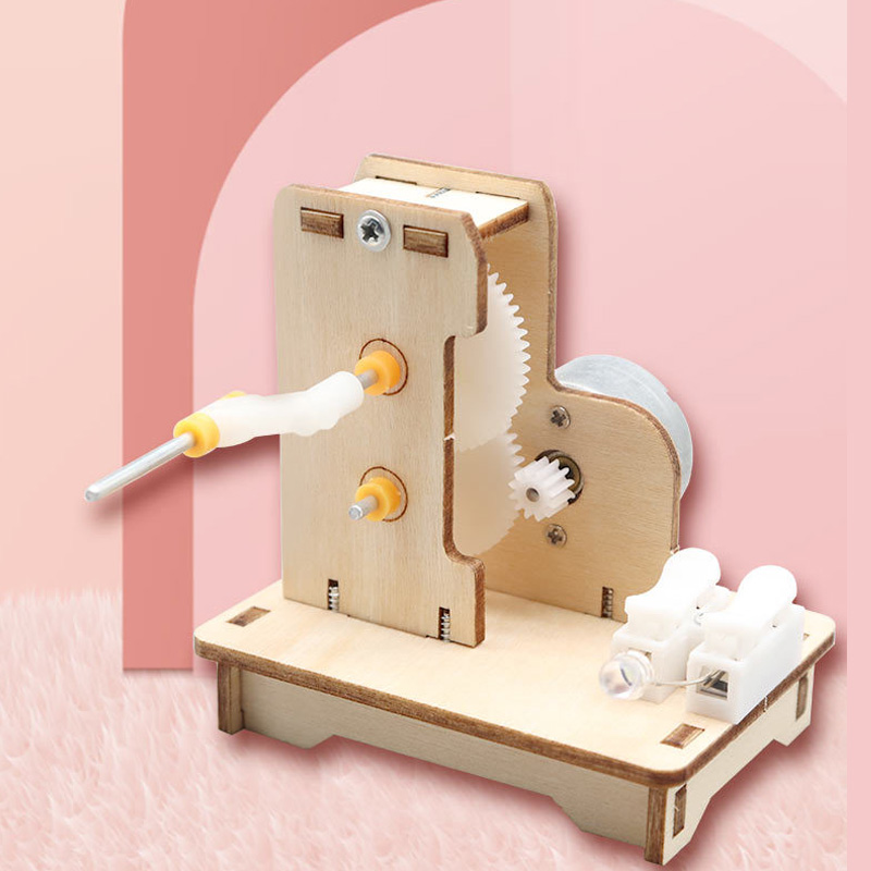 Generator tangan Mini DIY, Kit - Science Project Kit ulasan dan harga