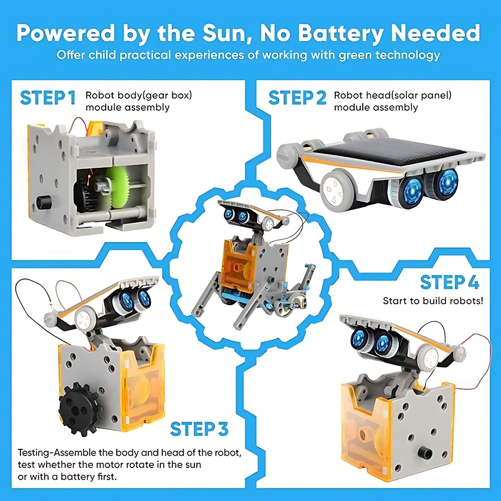 Blok Bangunan Robot Surya 12 I - Science Robot ulasan dan harga
