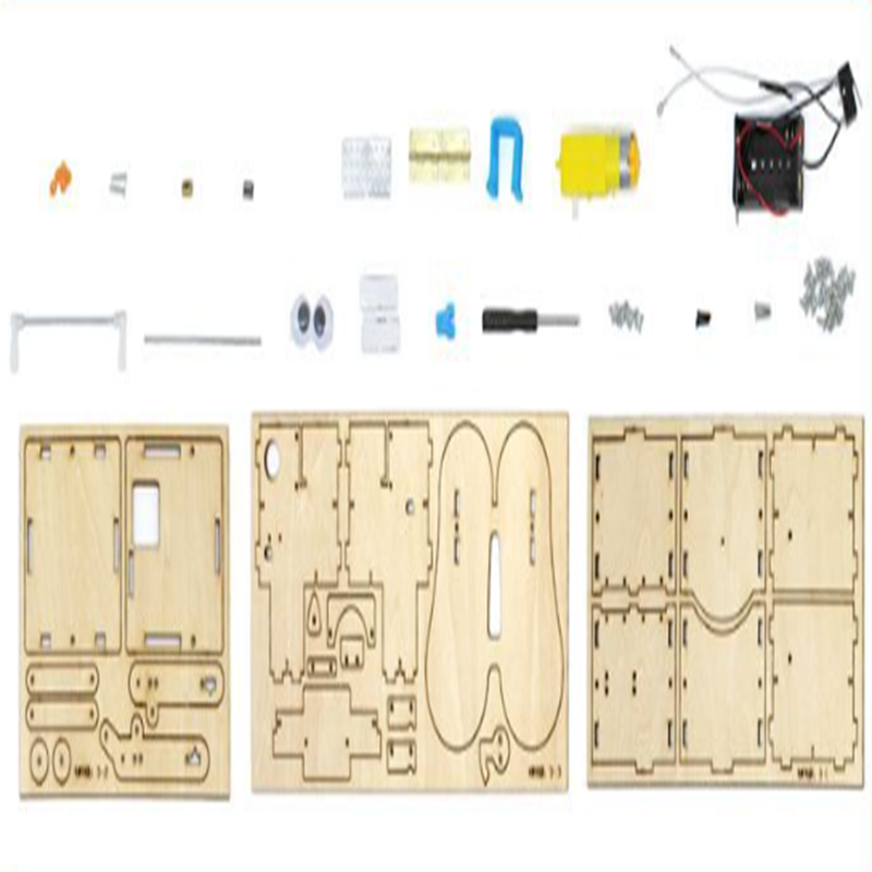 Robot Kayu Rakitan DIY Model P - Science Project Kit ulasan dan harga