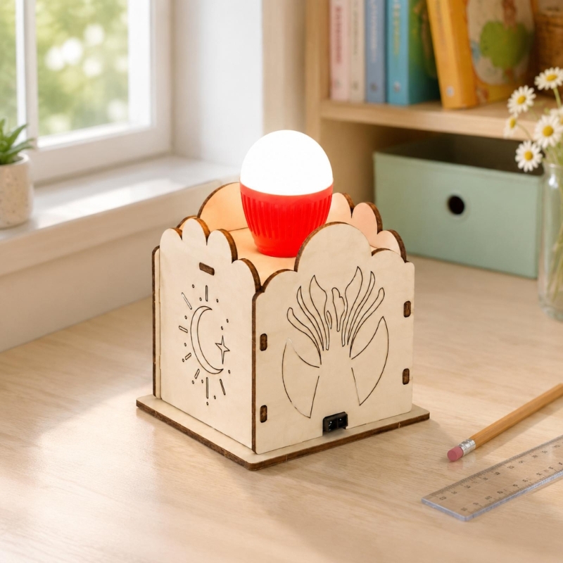 Lampu Gerak DIY Model Kayu unt - Science Project Kit ulasan dan harga