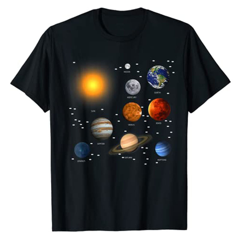Kaus sistem surya kami, kaus p - Science And Hobby ulasan dan harga