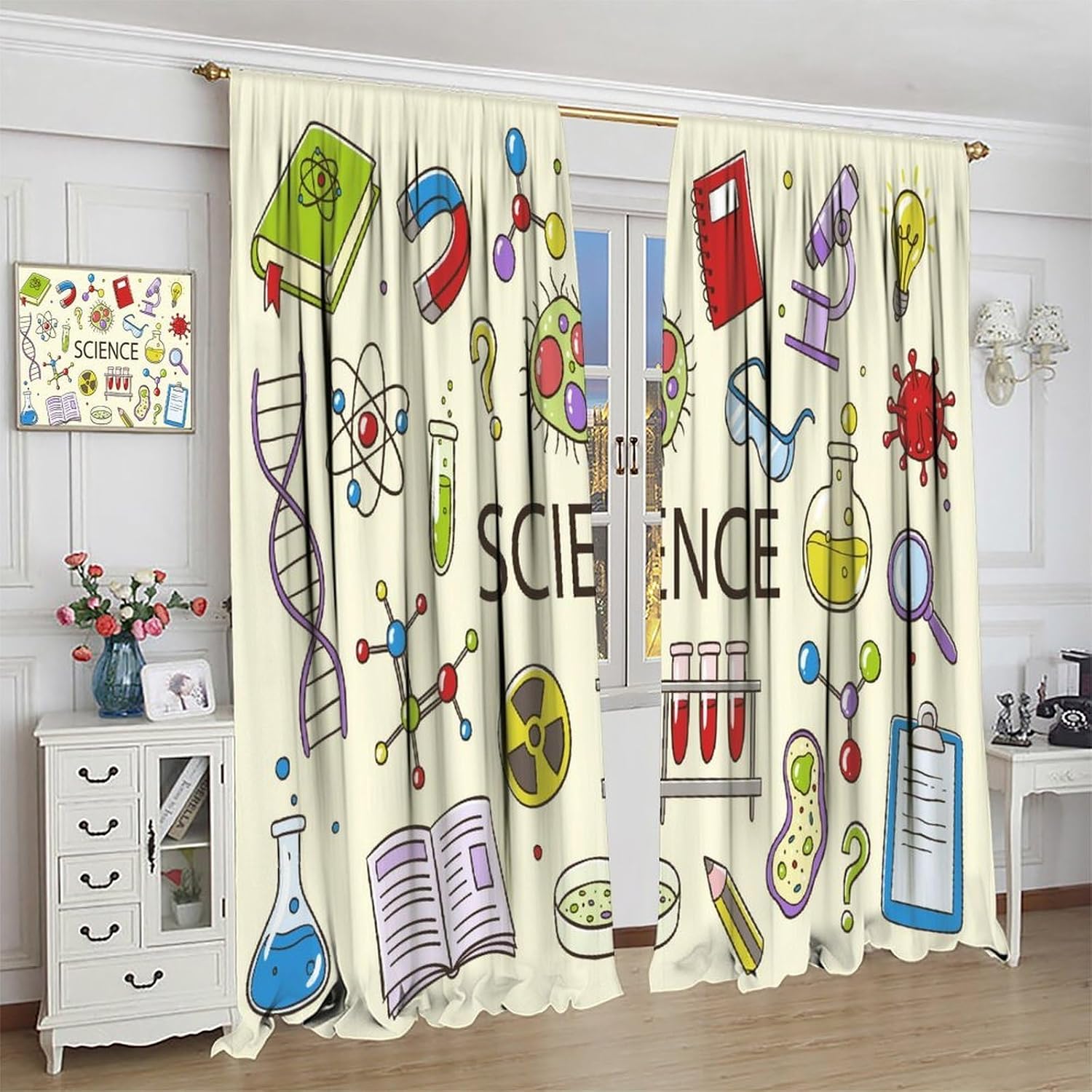 Tirai Sains Dekorasi Kelas STE - Science Nursery ulasan dan harga