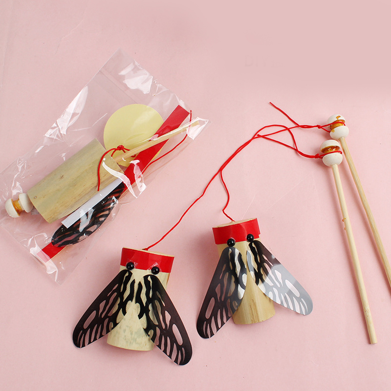 Bambu Cicada mainan pembuatan  - Science Project Toys Making ulasan dan harga