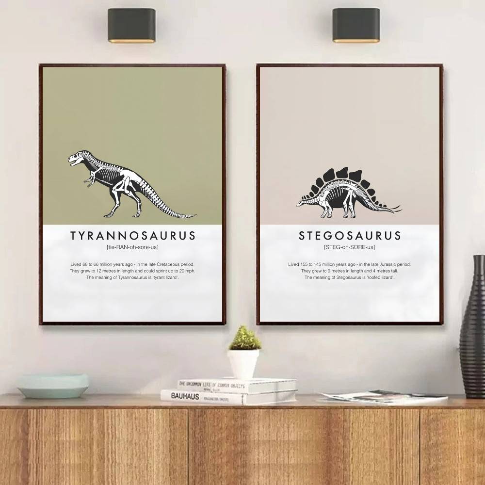 Poster Kerangka Dinosaurus Sen - Science Nursery ulasan dan harga